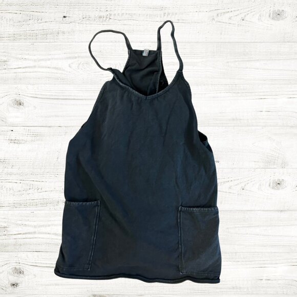 Free People Movement Mini Hot Shot Dress XS Dark Gray - Picture 2 of 5